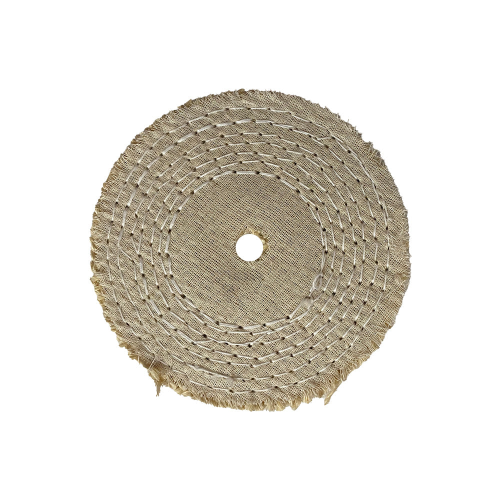 Roda de Polimento Transisal Algodão – Maciça Crua 150mm - 6"