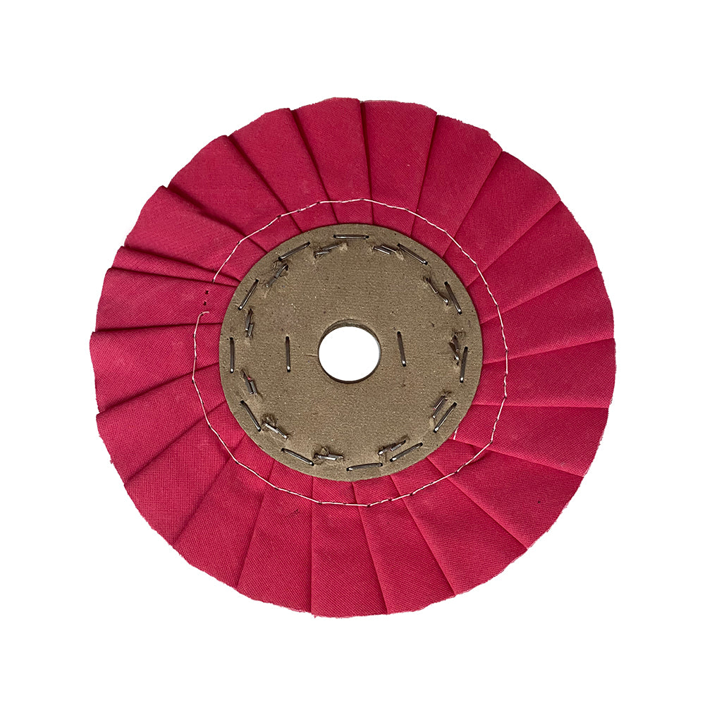 Roda de Polimento Plissada Rosa 250mm - 10" - 3R Fitabras