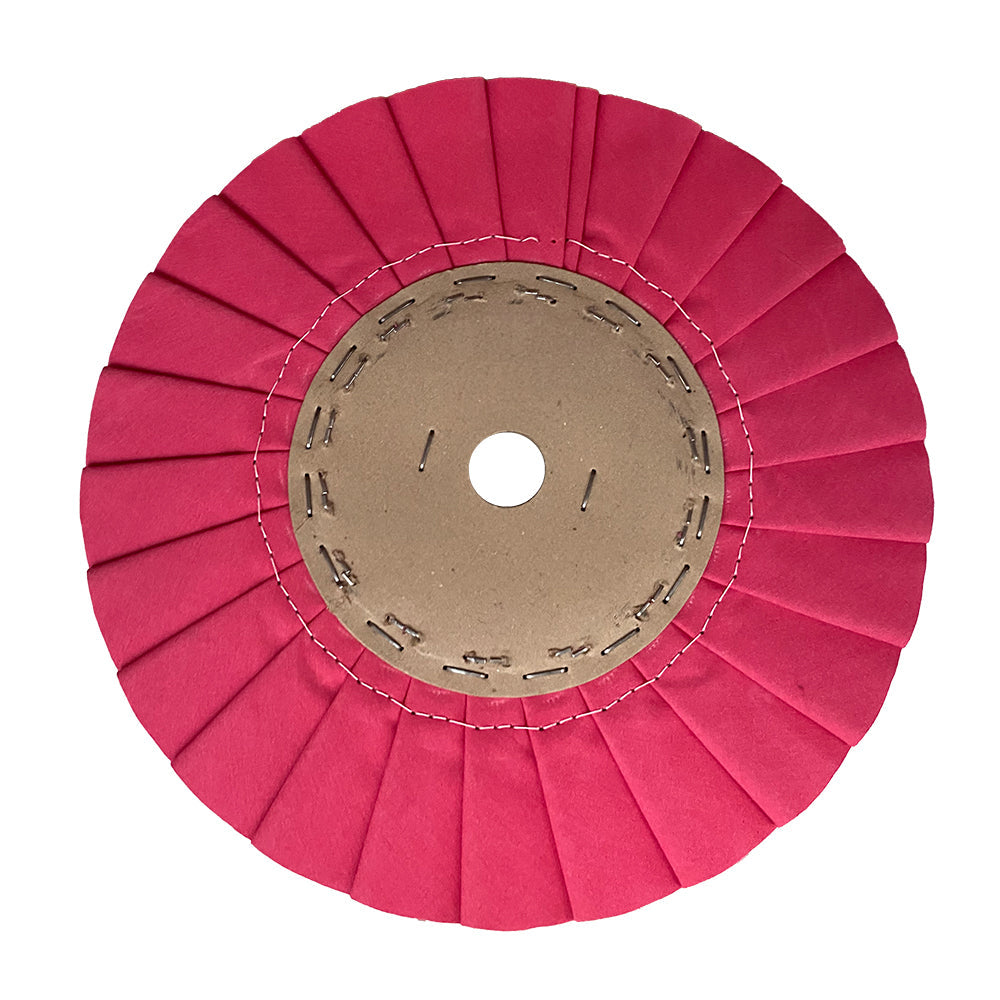 Roda de Polimento Plissada Rosa 350mm - 14" - 3R Fitabras