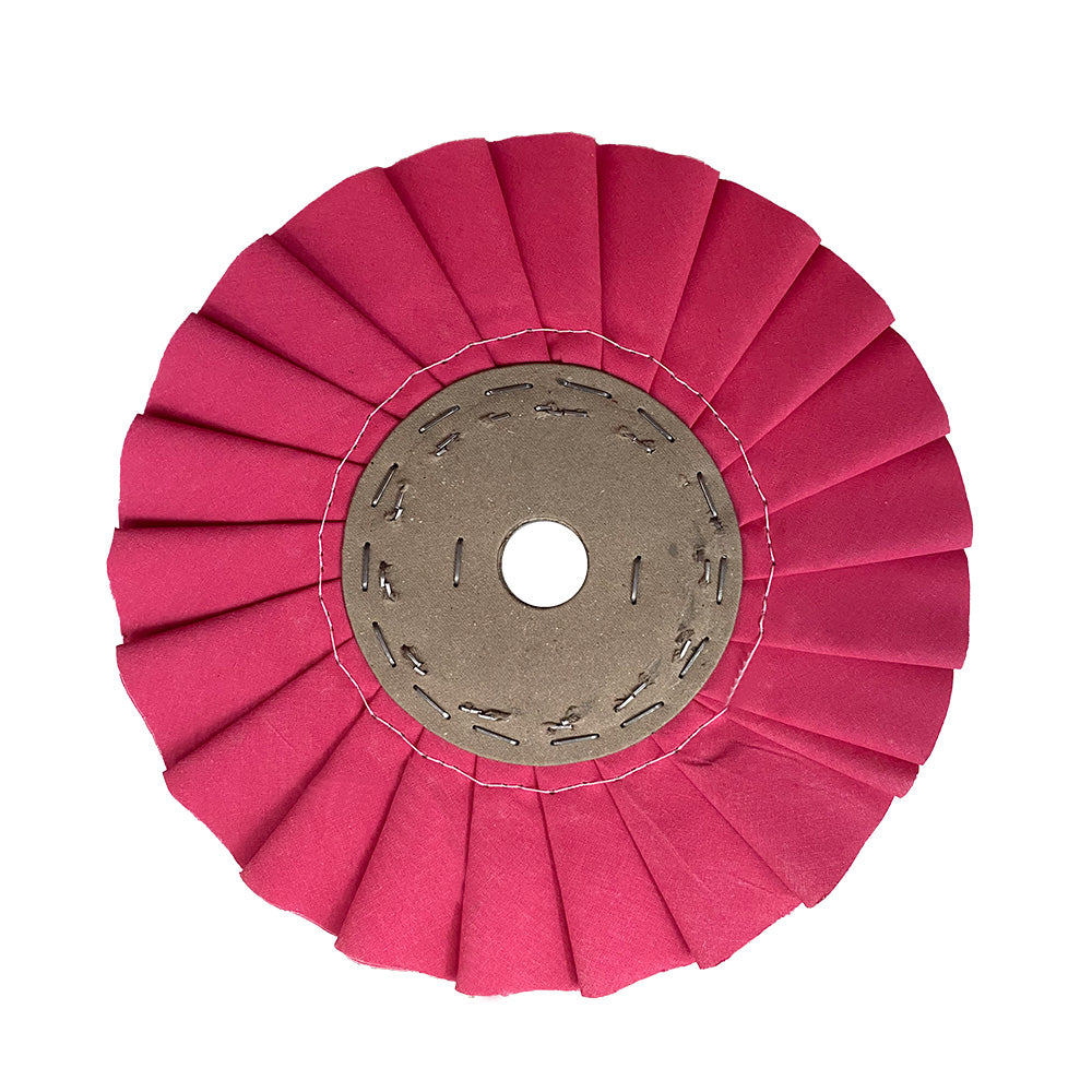 Roda de Polimento Plissada Rosa 300mm - 12" - 3R Fitabras