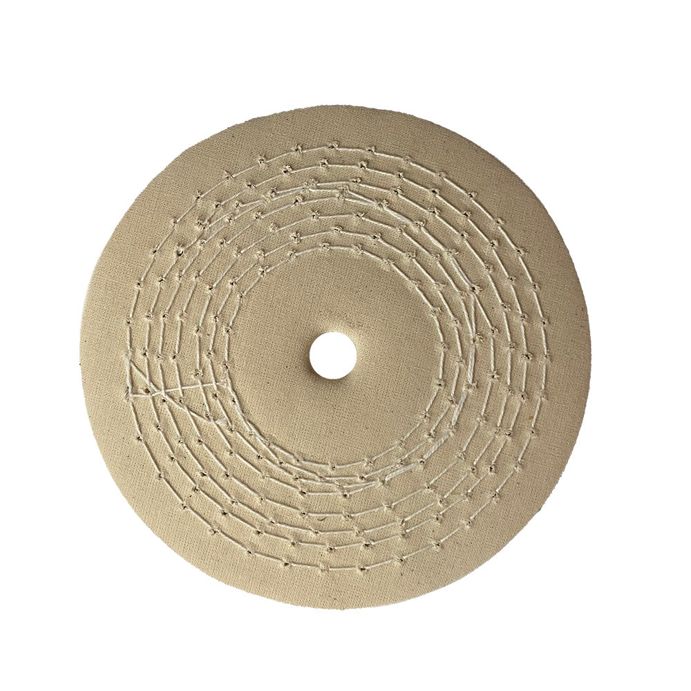 Roda Polimento Algodão 150x15 - Branco Macia - Roda 6"