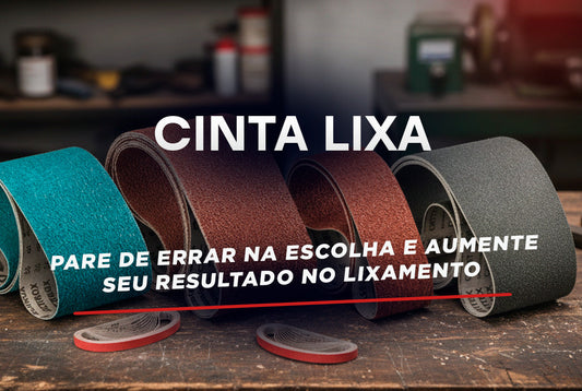 Cinta de Lixa: Pare de Errar na Escolha e Aumente seu Resultado no Lixamento