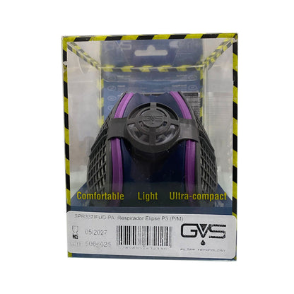 Máscara Semifacial Respirador Elipse P3 Antiodor - Com Filtro P3 CA29416 GVS