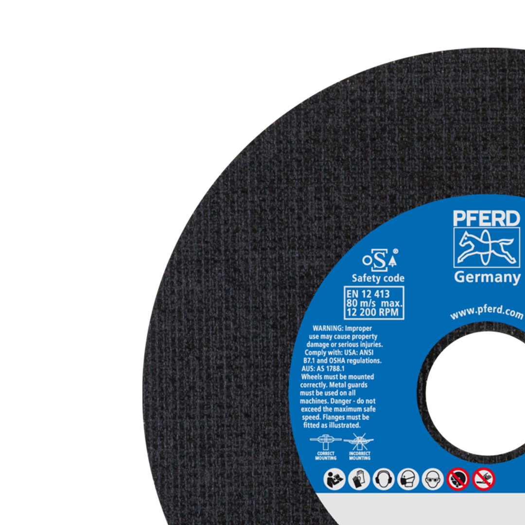 Disco Corte EHT 125-1,0 SG Steelox PFERD ART. 61341112 | Caixa com 25