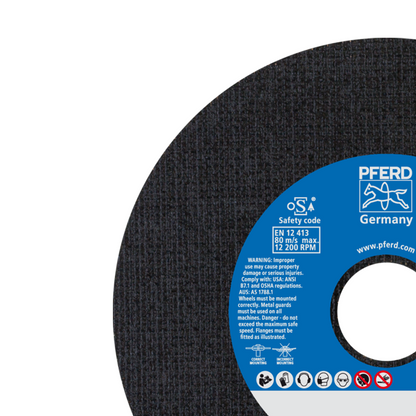 Disco Corte EHT 125-1,0 SG Steelox PFERD ART. 61341112 | Caixa com 25