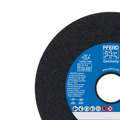 Disco Corte EHT 125-1,6 SG Steelox PFERD ART. 61341122 | Caixa com 25