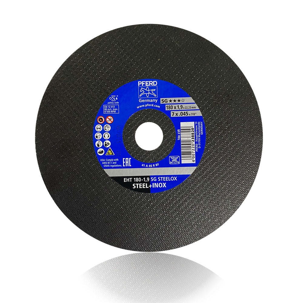 Disco Corte EHT 180-1,9 SG Steelox PFERD ART. 69121074 | Caixa com 25