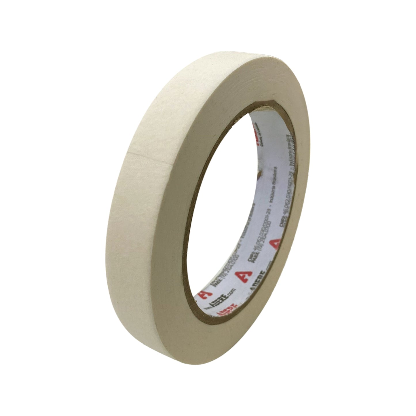 Fita Crepe Branca Uso Geral - 18 mm x 50 m | Caixa com 5