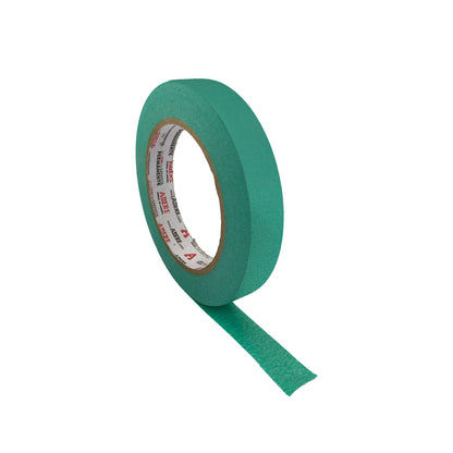 Fita Crepe Automotiva - 18 mm x 50 m Verde | Caixa com 5