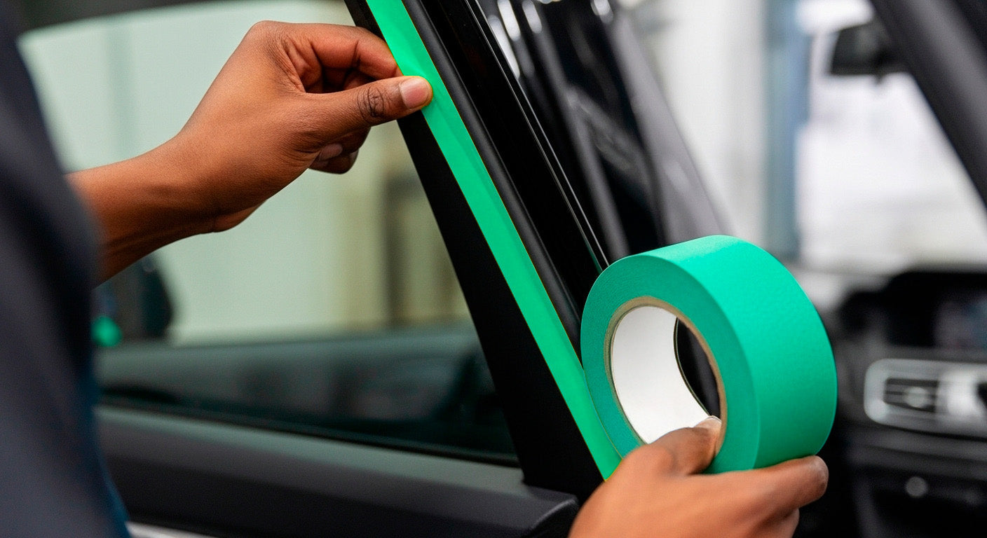 Fita Crepe Automotiva - 48 mm x 50 m Verde
