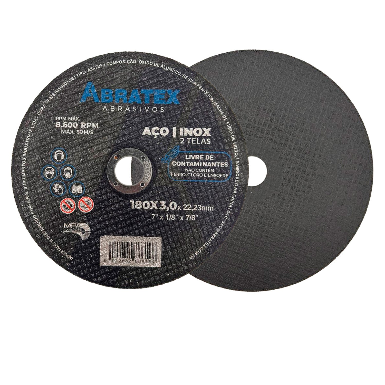 Disco de Corte 180-3,0 Abratex Premium