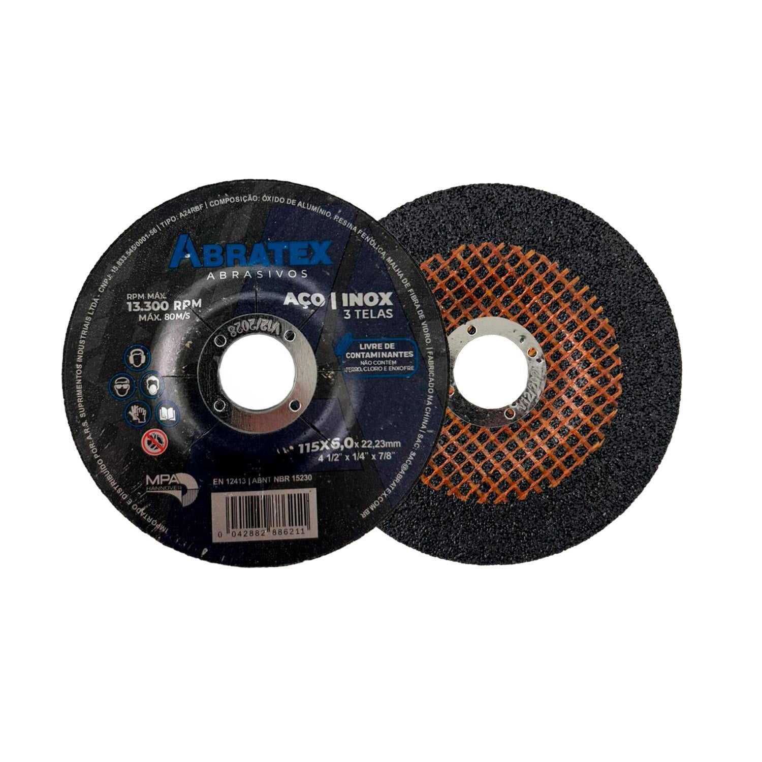 Disco de Desbaste 115-6,0 Abratex Premium