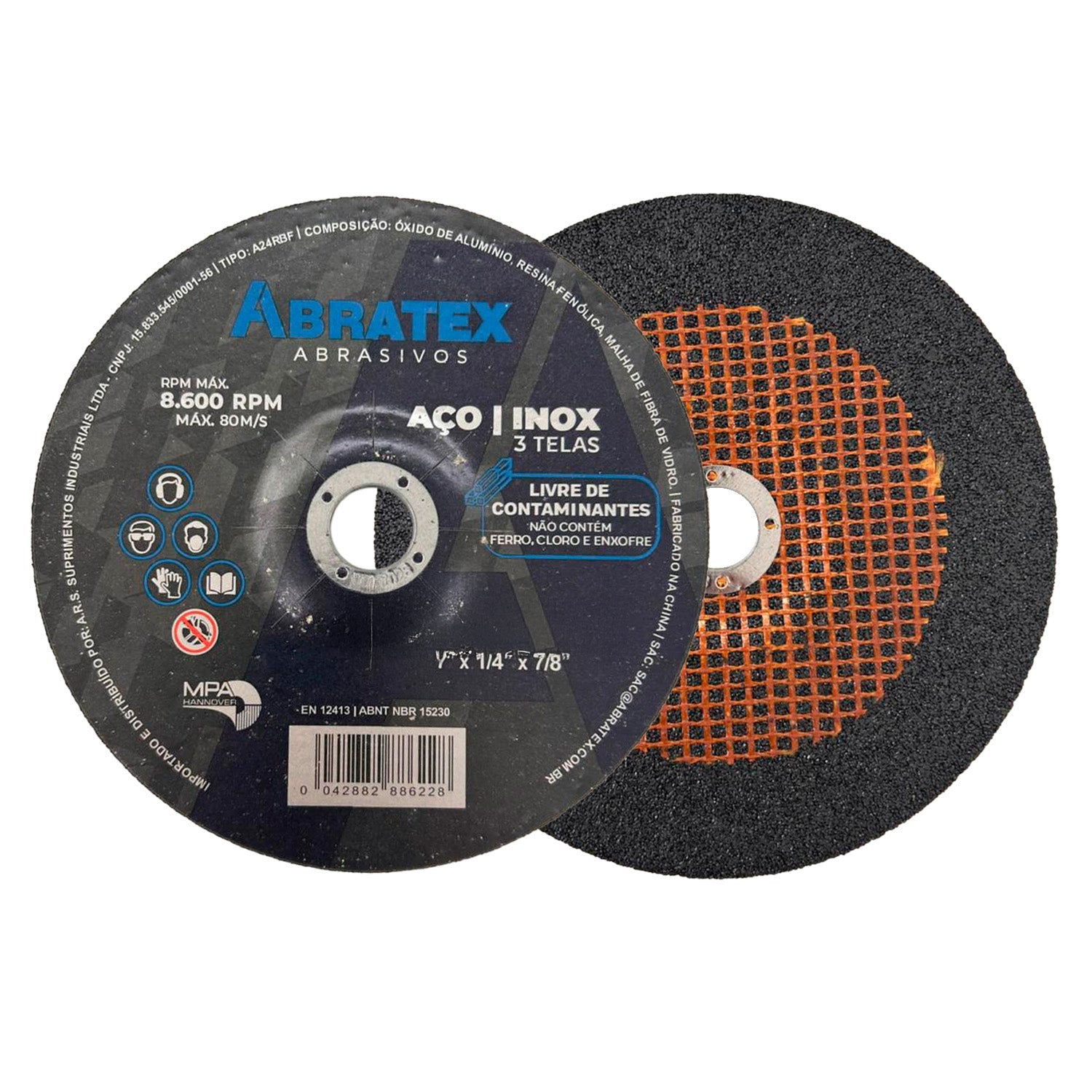 Disco de Desbaste 180-6,0 Abratex Premium