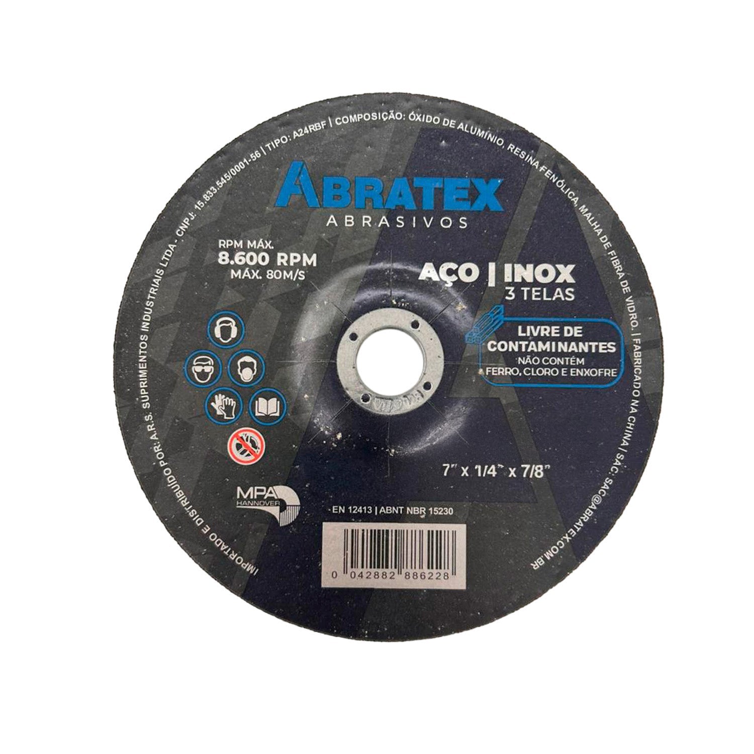 Disco de Desbaste 180-6,0 Abratex Premium