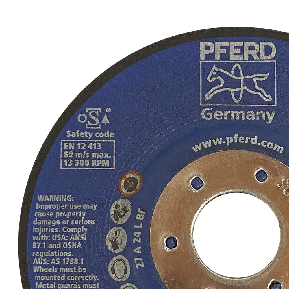 Disco Desbaste E 115-7 A 24 L PSF Steeelox PFERD ART. 62011640 | Caixa com 10