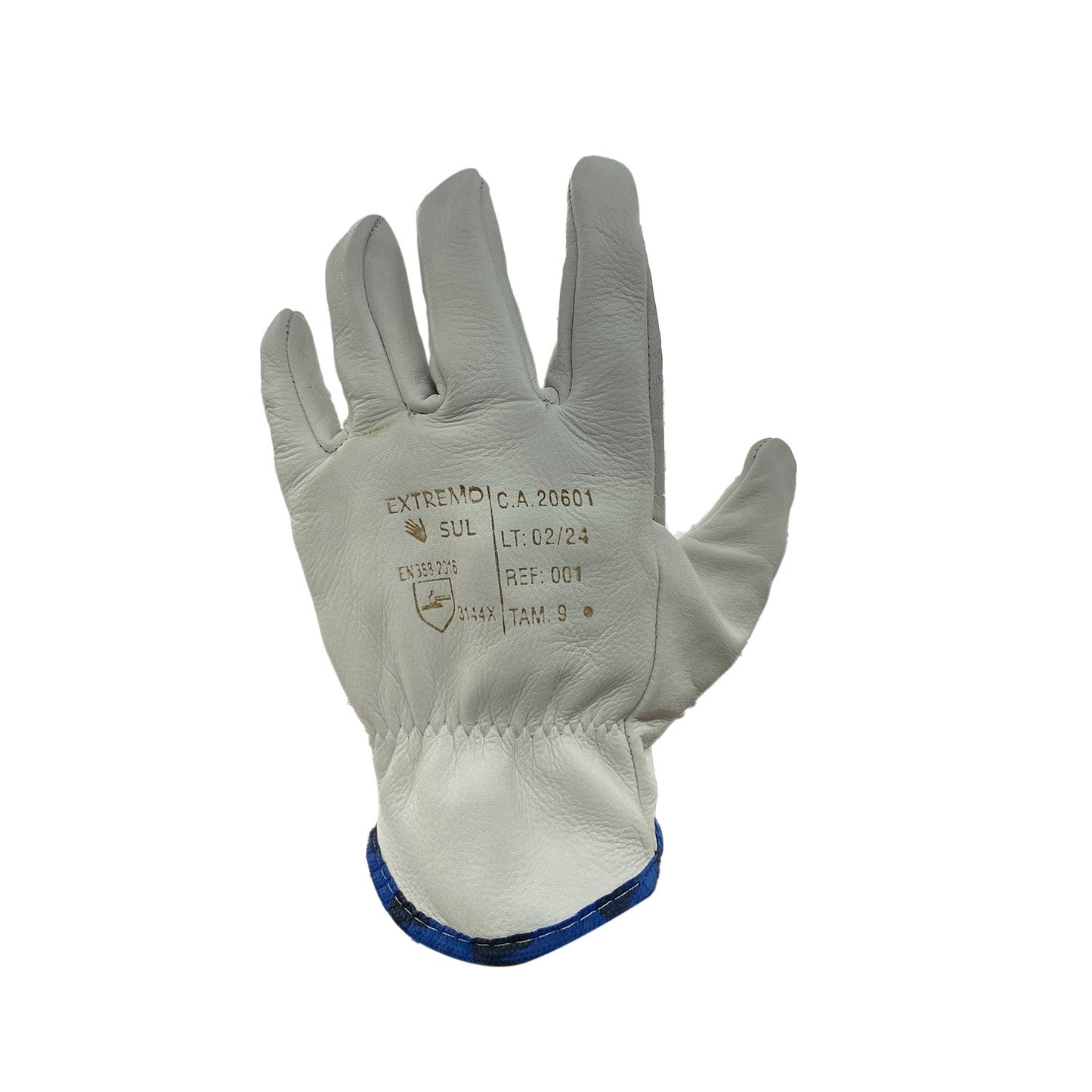 Luva Vaqueta Tam. 9 - CA.20601