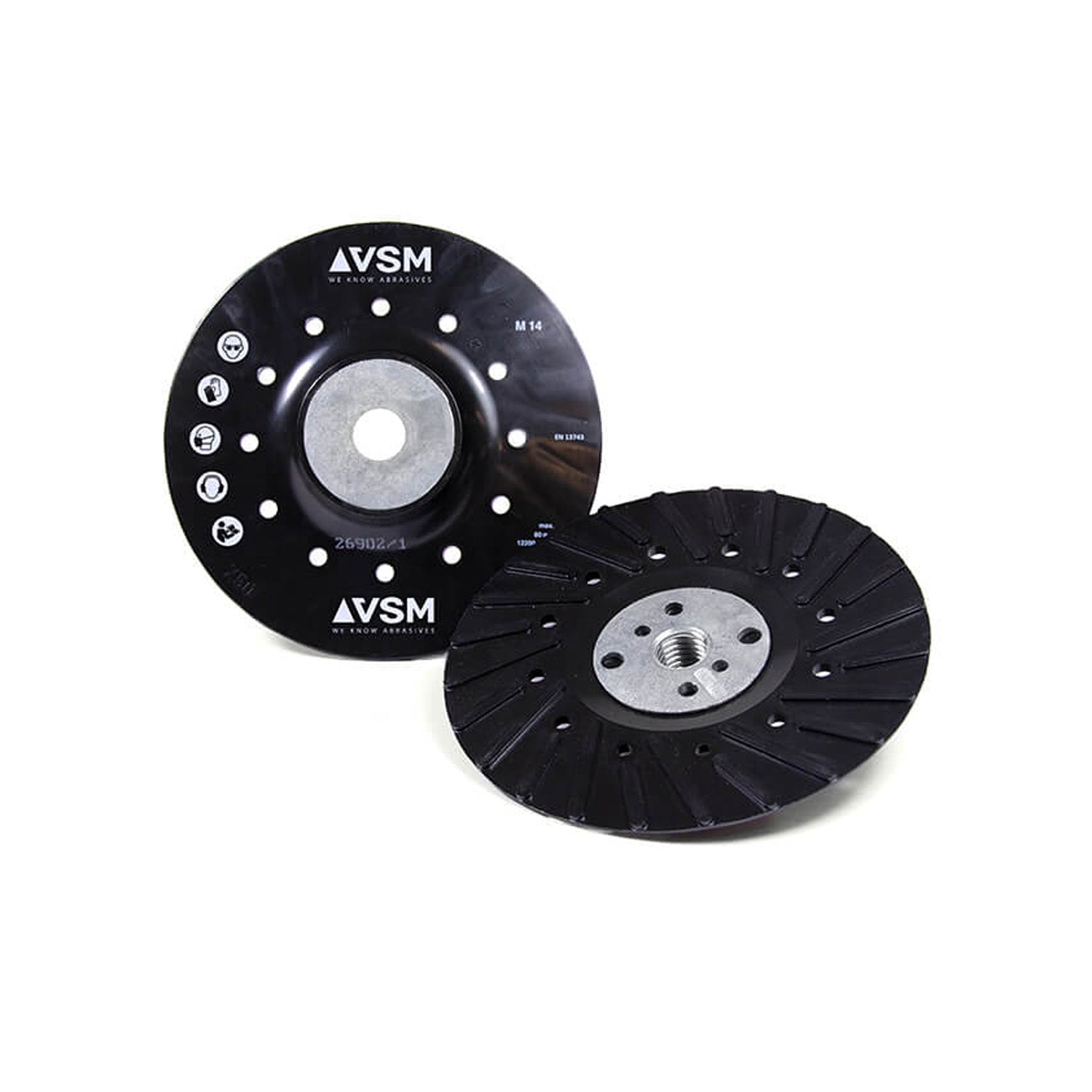 Prato de Apoio ZFIT PAD1 115 mm M14 VSM para Disco de Fibra