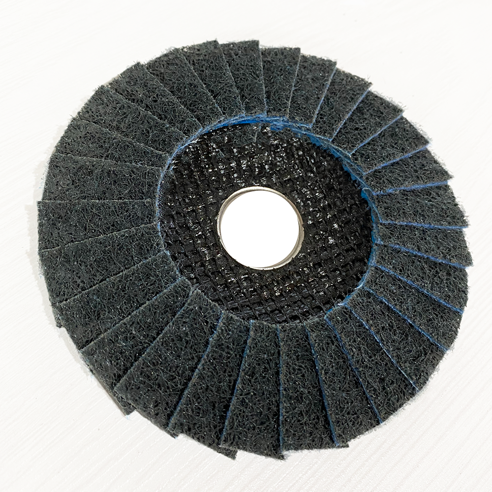 Disco Flap Manta Azul Fino 115mm – Abratex | Caixa com 10