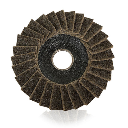 Disco Flap Manta Marrom Grosso 115mm – Abratex | Caixa com 10