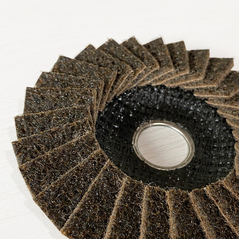 Disco Flap Manta Marrom Grosso 115mm – Abratex | Caixa com 10