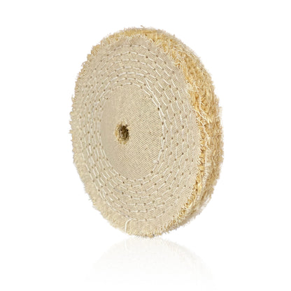 Roda de Polimento Transisal Algodão – Maciça Crua 150mm - 6"