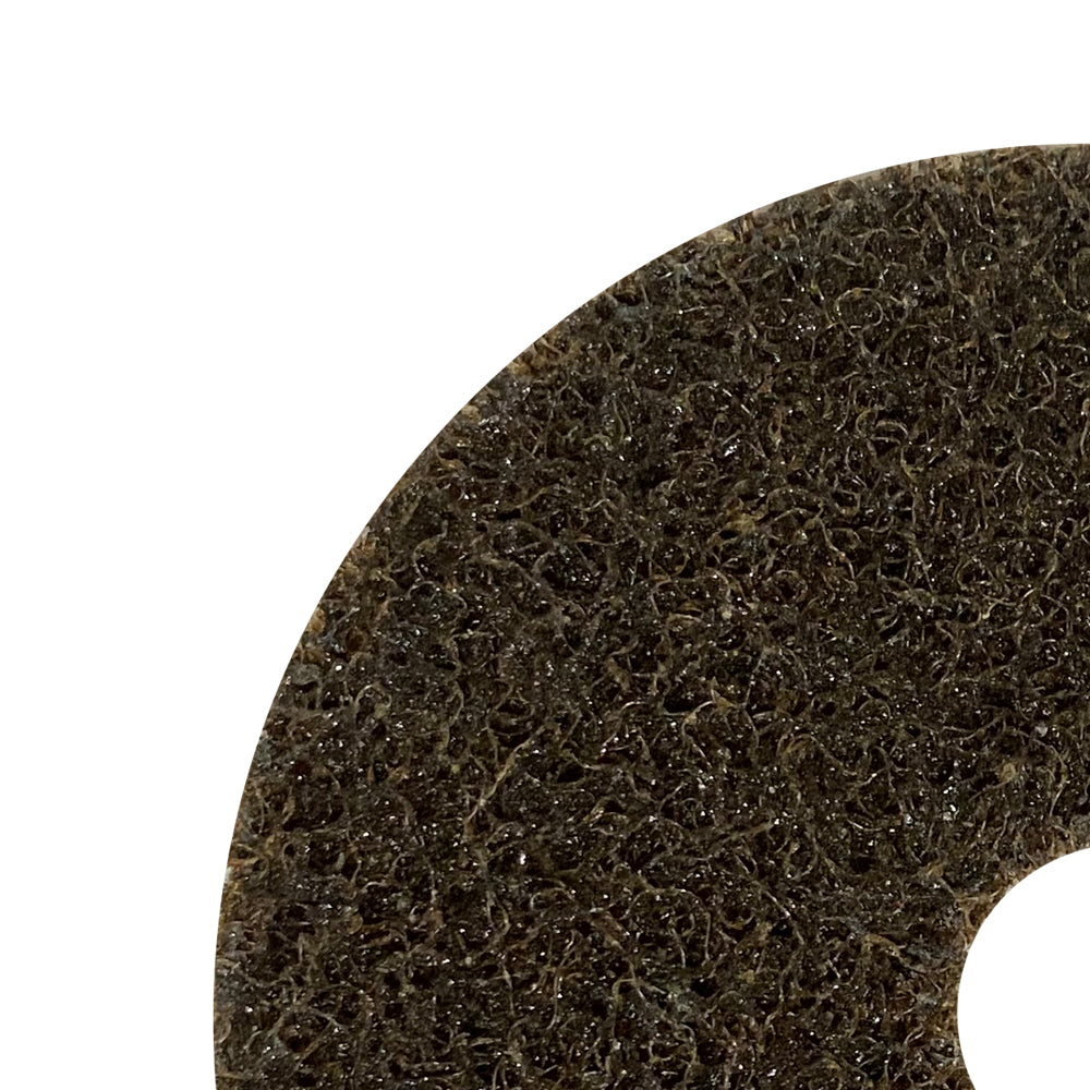 Disco Manta Abrasiva 115mm Acabamento Grosso Marrom SCLS | Caixa com 10