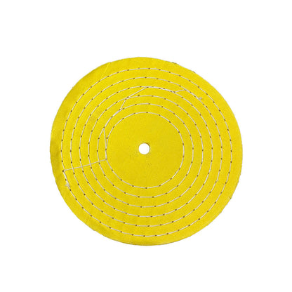 Roda de Polimento em Algodão – Amarela - 200mm - 8"