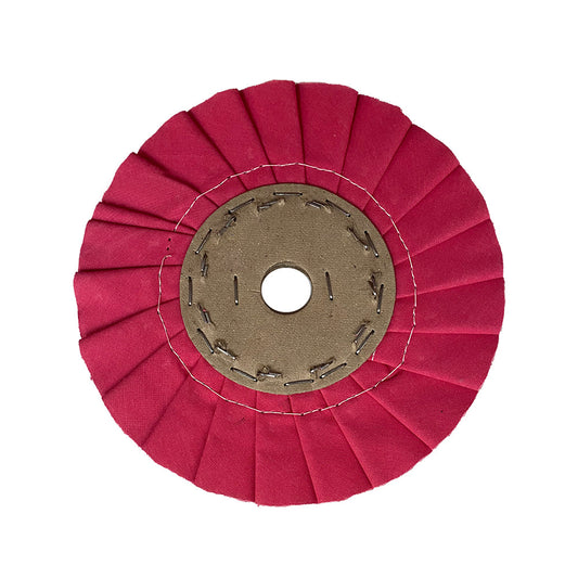 Roda de Polimento Plissada Rosa 250mm - 10" - 3R Fitabras