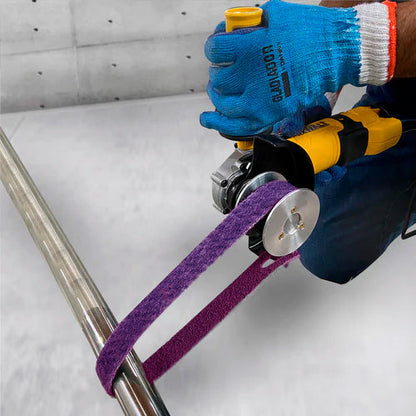 Cinta Engate Rápido Manta Abrasiva 30X660 - Roxo Médio