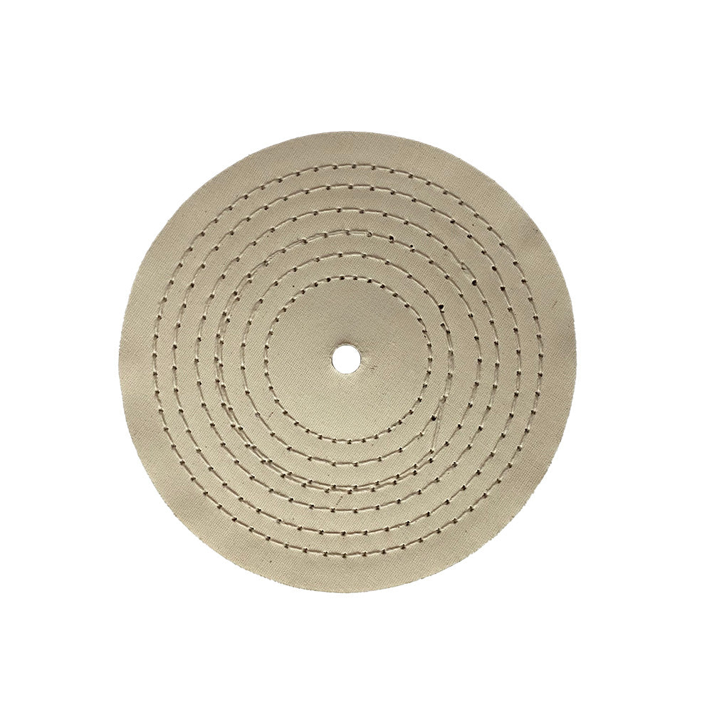 Roda Polimento Algodão 200x15 - Branco Macia - Roda 8"