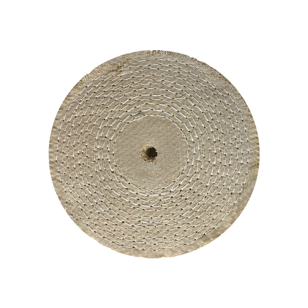 Roda de Polimento Transisal Algodão – Maciça Crua 200mm - 8"