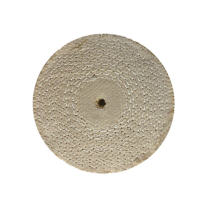 Roda de Polimento Transisal Algodão – Maciça Crua 200mm - 8"