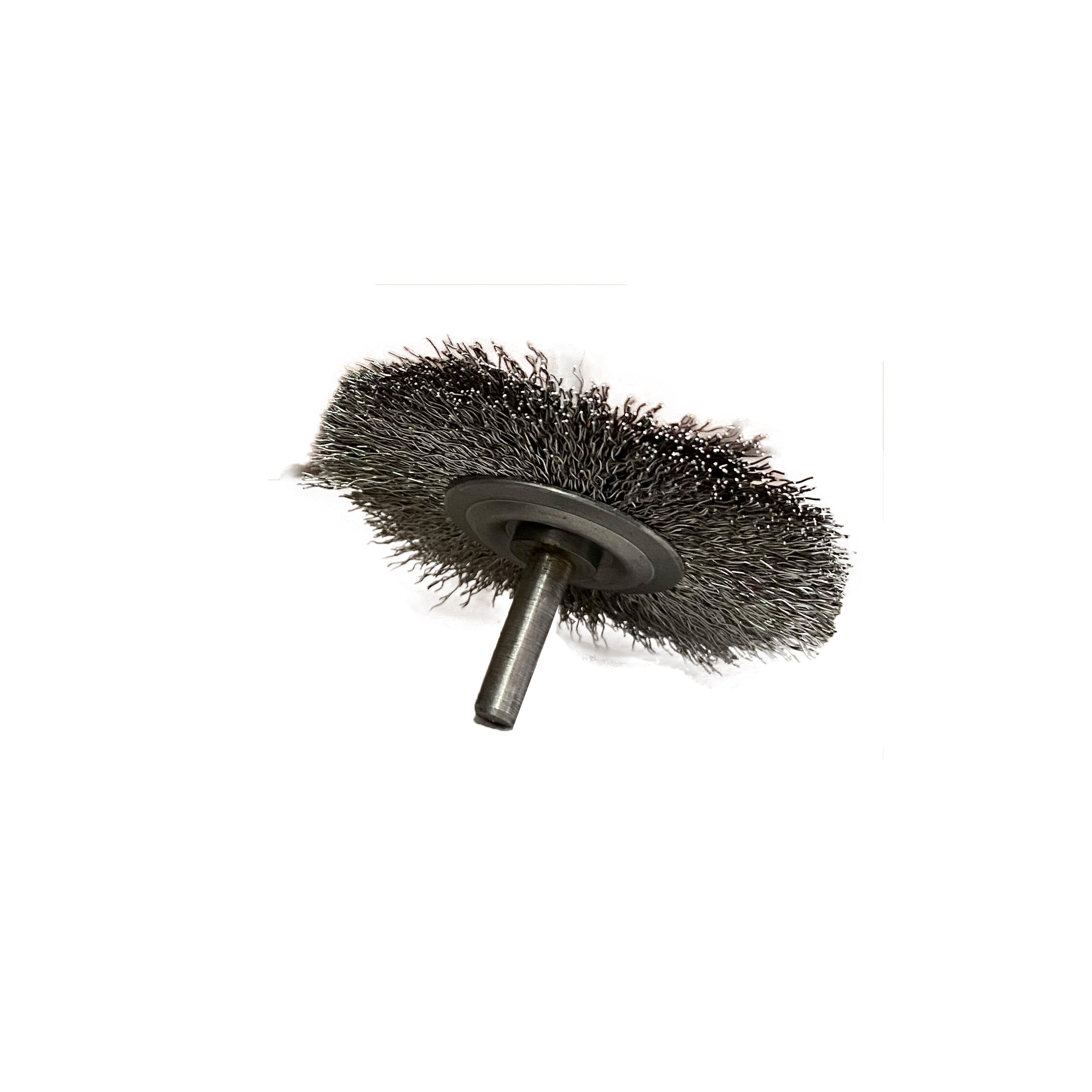 Escova Circular Inox Ondulada 75x13 Haste 1/4 para Limpeza e Acabamento