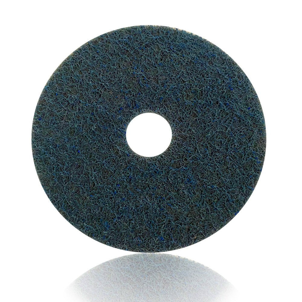 Disco Manta Abrasiva 115mm Acabamento Fino Azul SCLS | Caixa com 10