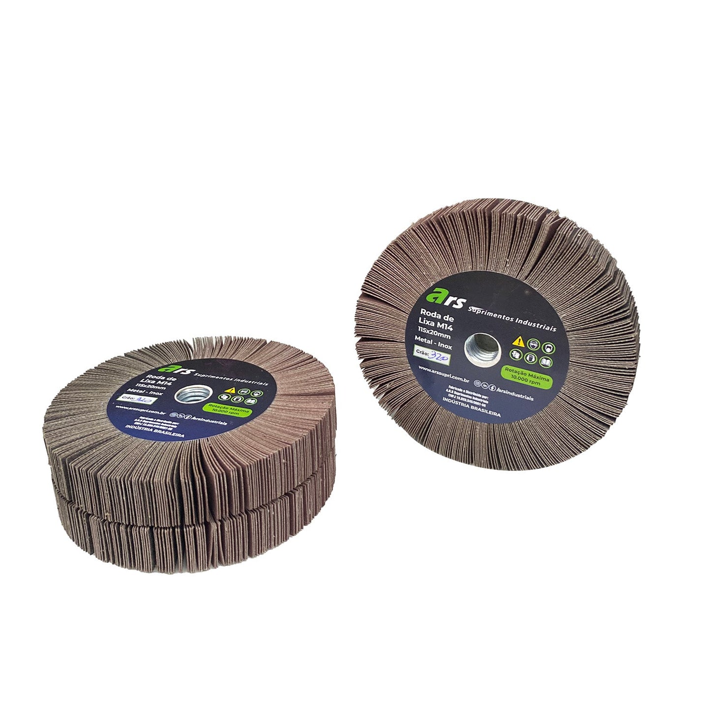 Roda Lixa 115-20 M14 - Grão 320 - ARS