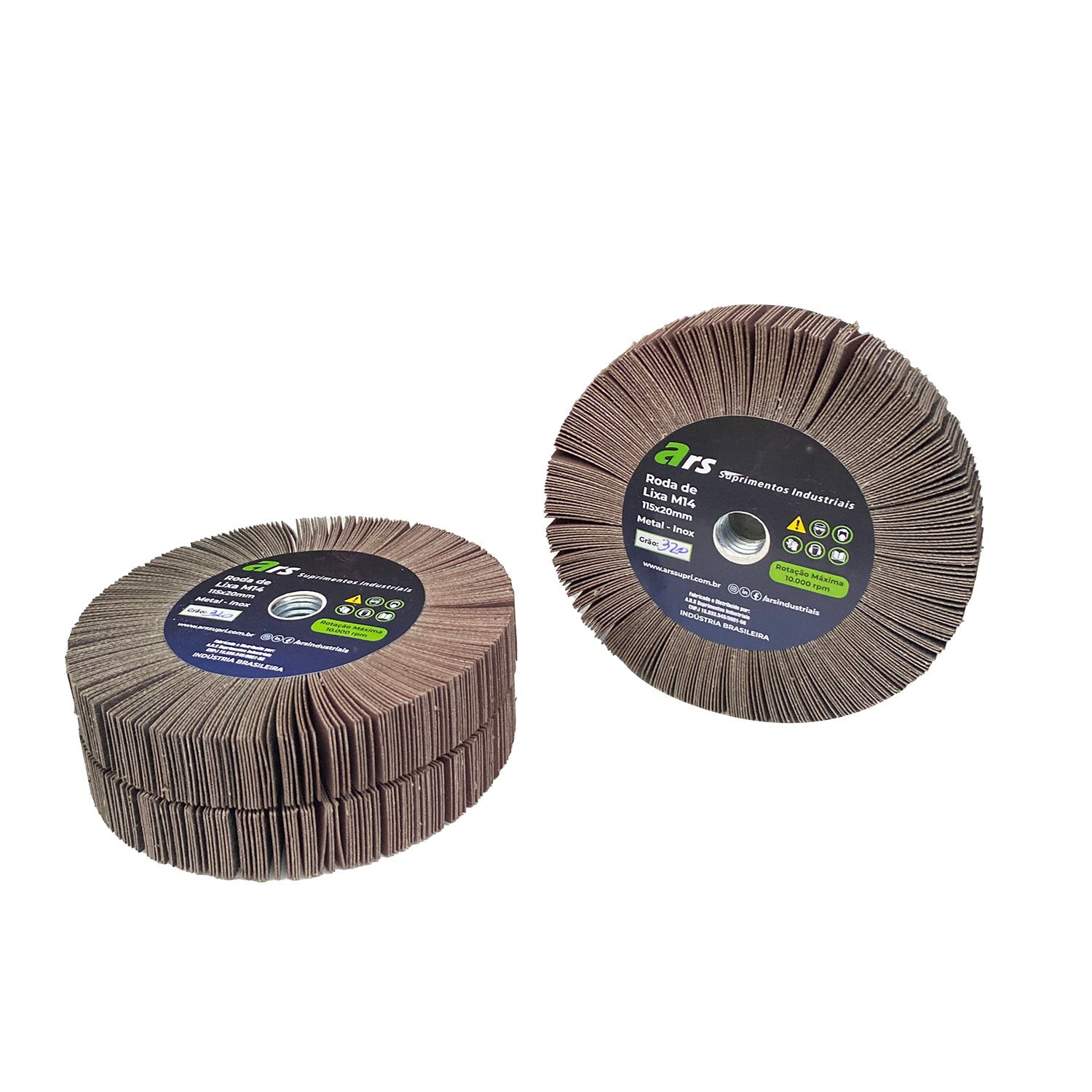 Roda Lixa 115-20 M14 - Grão 320 - ARS