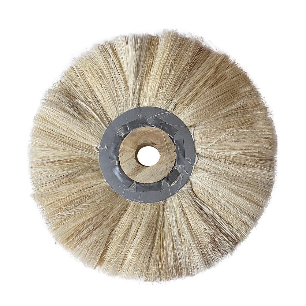 Roda Escova de Sisal 12x2x1.1/4 – Polimento e Acabamento Metais