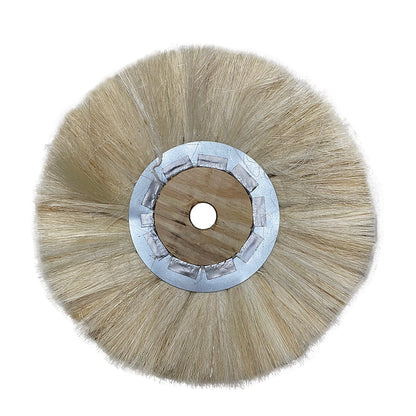 Roda Escova de Sisal 14x2x1.1/4 – Polimento e Acabamento Metais