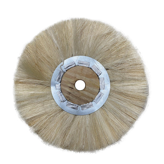 Roda Escova de Sisal 14x2x1.1/4 – Polimento e Acabamento Metais