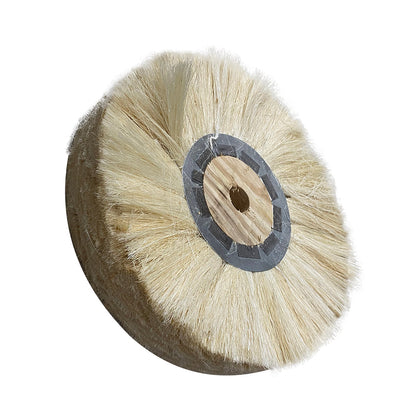 Roda Escova de Sisal 14x2x1.1/4 – Polimento e Acabamento Metais