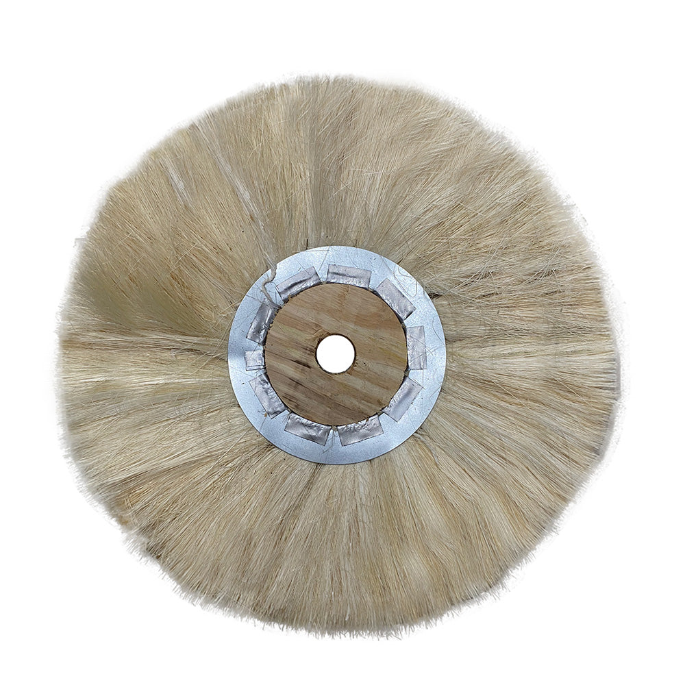 Roda Escova de Sisal 18x2x1.1/4 – Polimento e Acabamento Metais