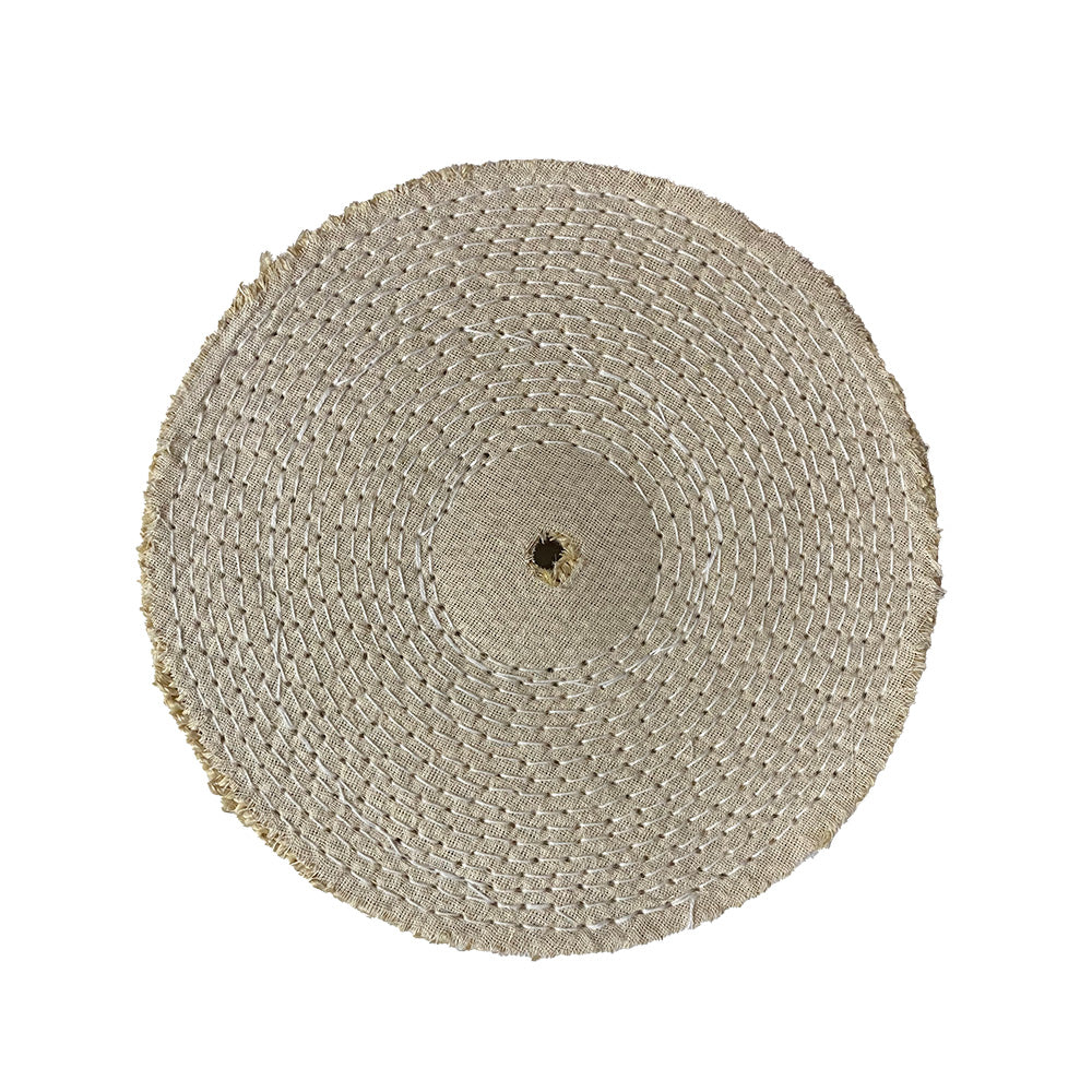 Roda de Polimento Transisal Algodão – Maciça Crua 250mm - 10"
