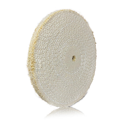 Roda de Polimento Transisal Algodão – Maciça Crua 250mm - 10"