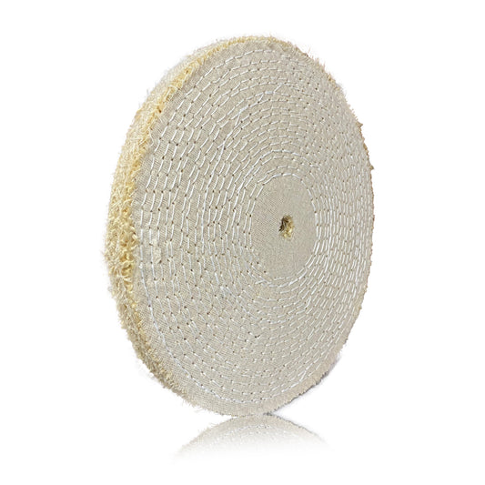 Roda de Polimento Transisal Algodão – Maciça Crua 250mm - 10"