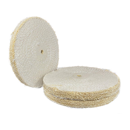 Roda de Polimento Transisal Algodão – Maciça Crua 250mm - 10"