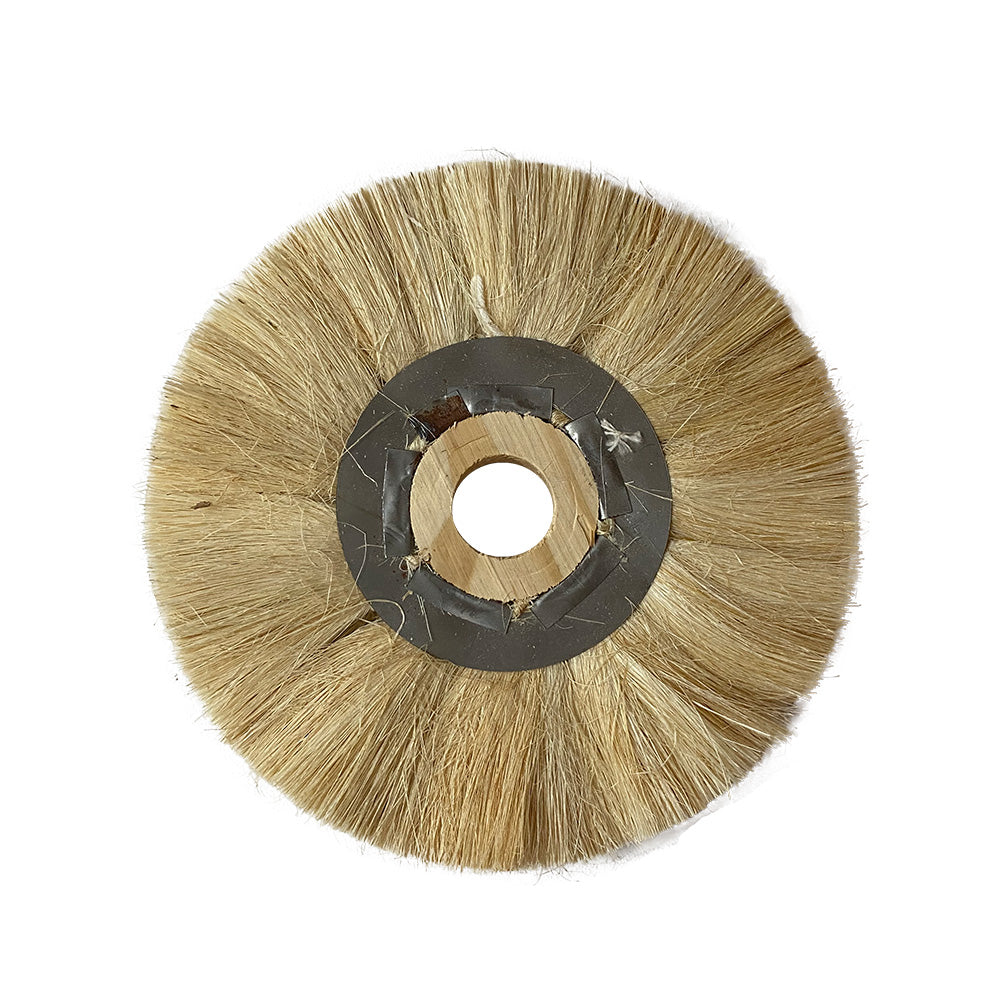 Roda Escova de Sisal 8x1x1.1/4 – Polimento e Acabamento Metais