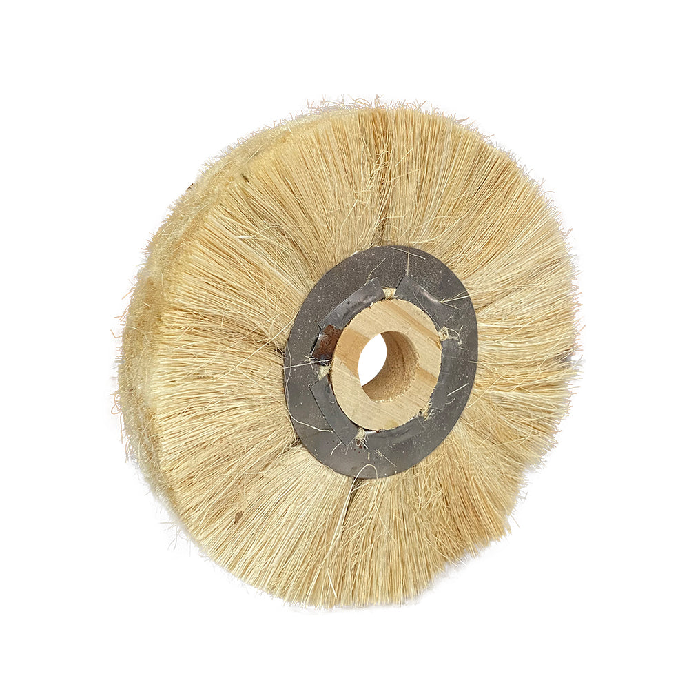 Roda Escova de Sisal 8x1x1.1/4 – Polimento e Acabamento Metais