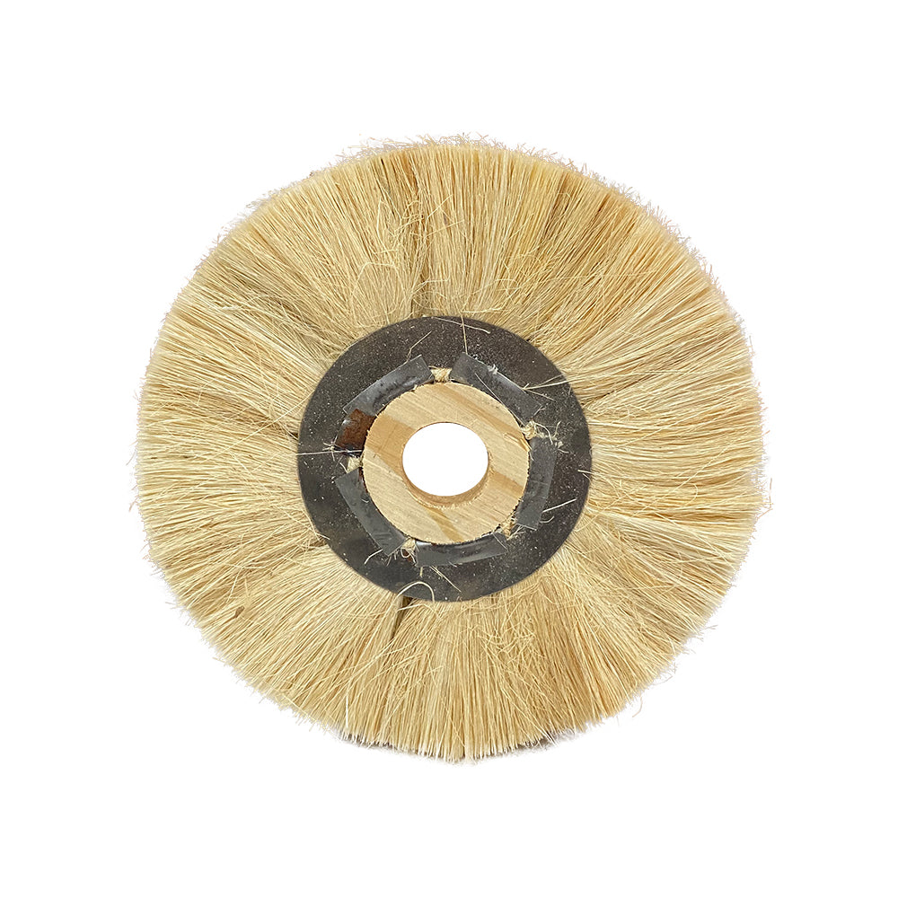Roda Escova de Sisal 8x1x1.1/4 – Polimento e Acabamento Metais