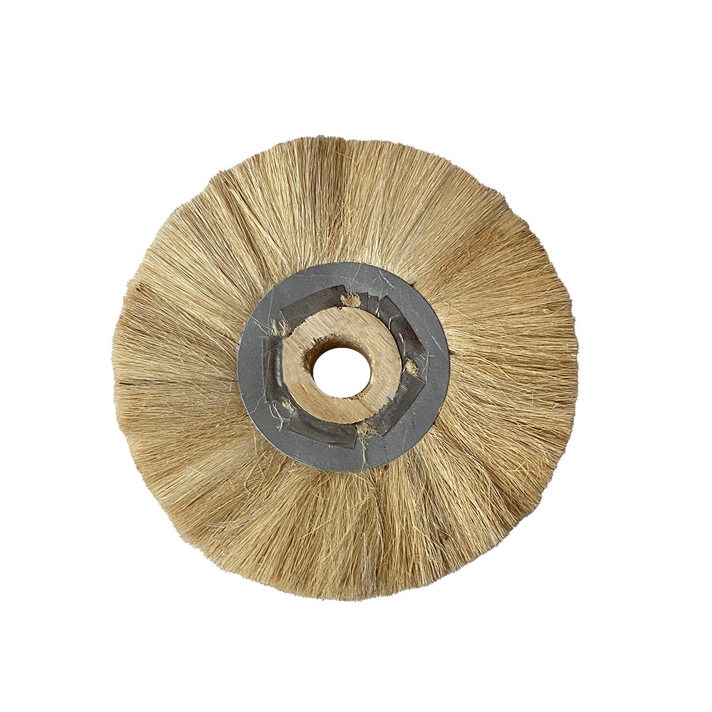 Roda Escova de Sisal 8x2x1.1/4 – Polimento e Acabamento Metais
