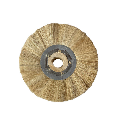 Roda Escova de Sisal 8x2x1.1/4 – Polimento e Acabamento Metais